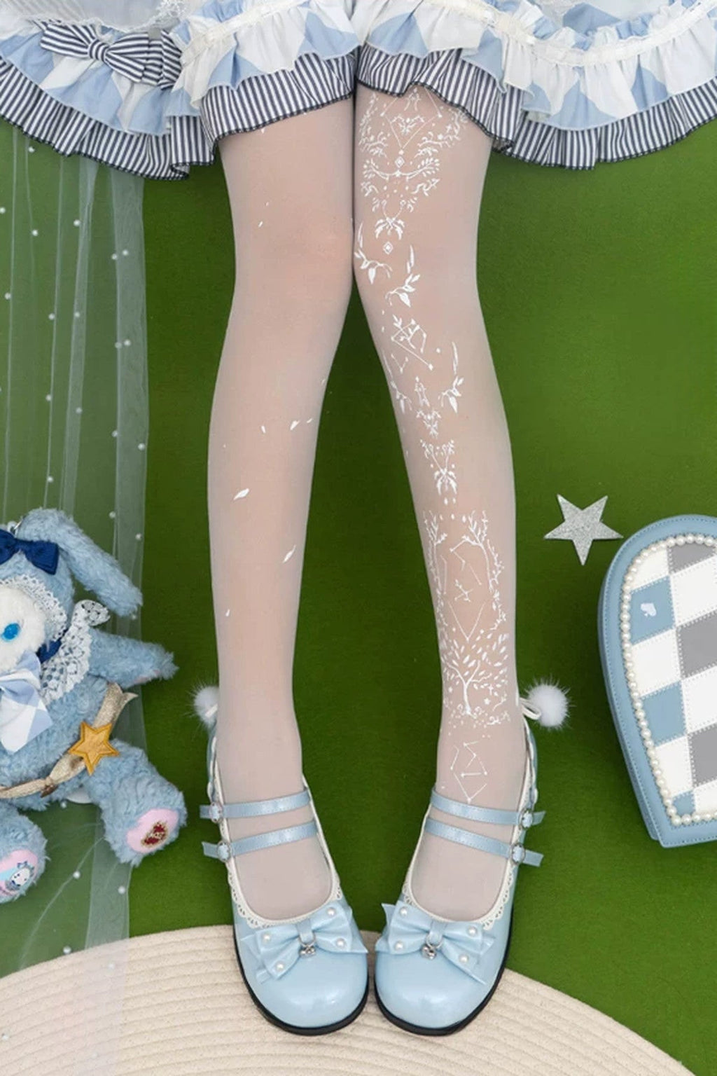 Alice and the World Tree Patterned Tights