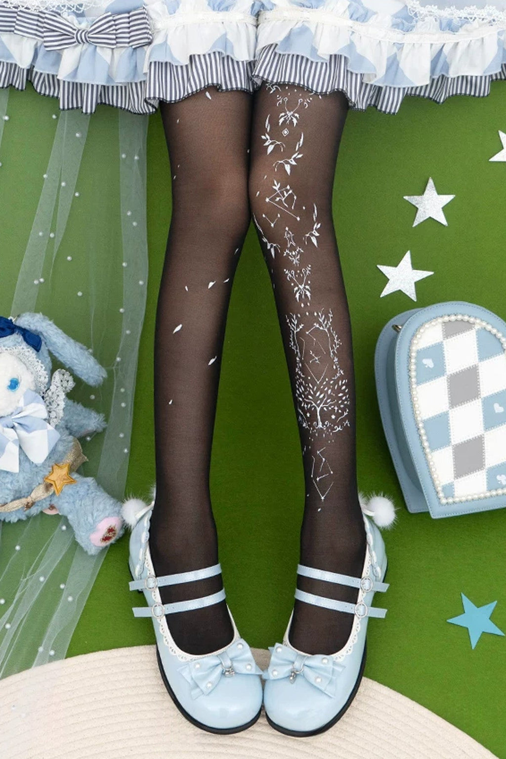 Alice and the World Tree Patterned Tights