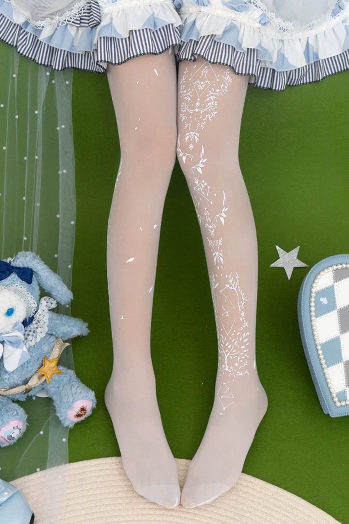 Alice and the World Tree Patterned Tights