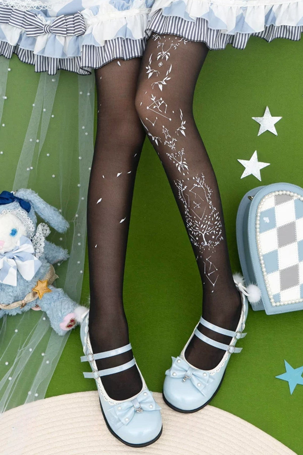 Alice and the World Tree Patterned Tights