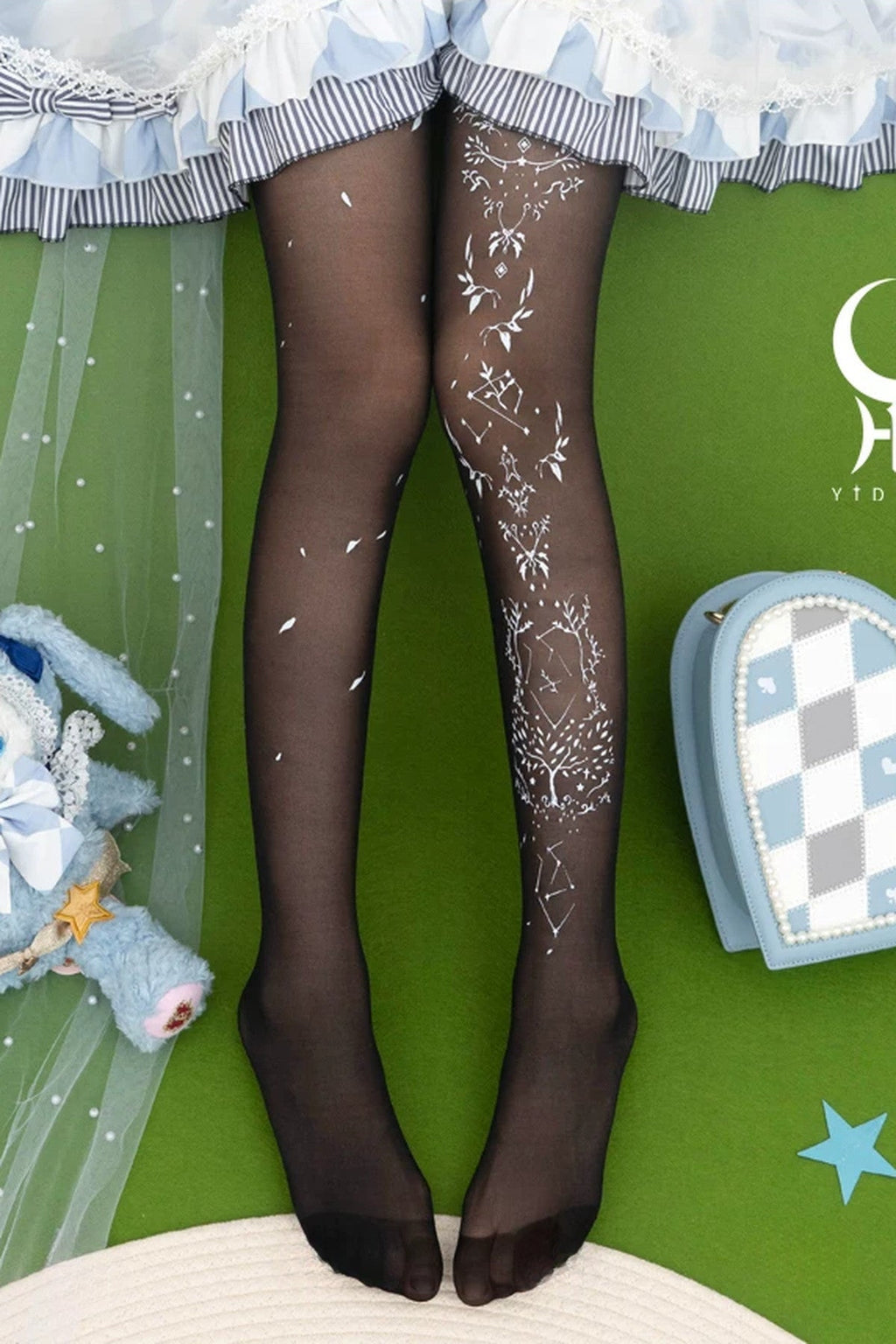 Alice and the World Tree Patterned Tights