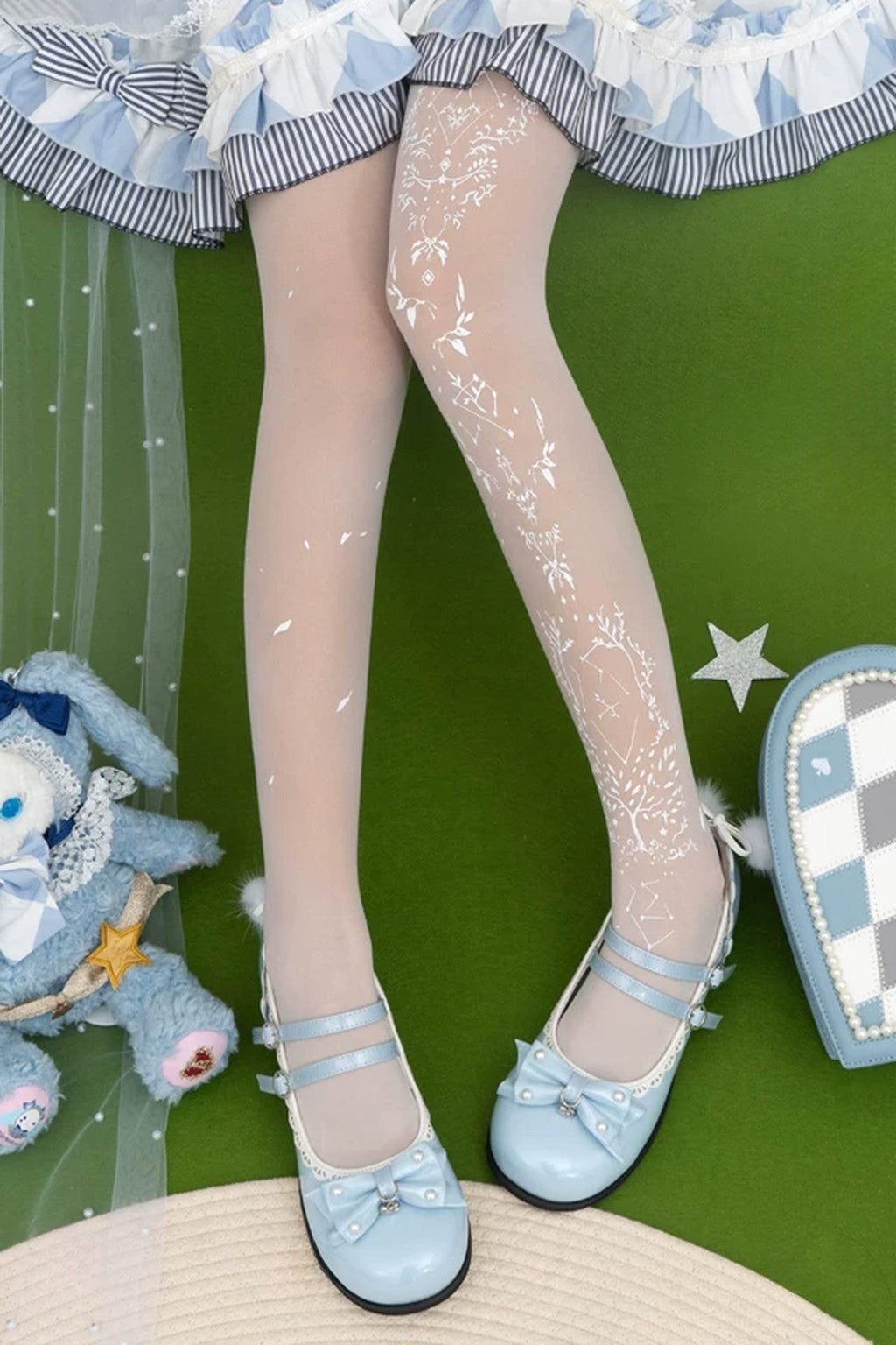 Alice and the World Tree Patterned Tights