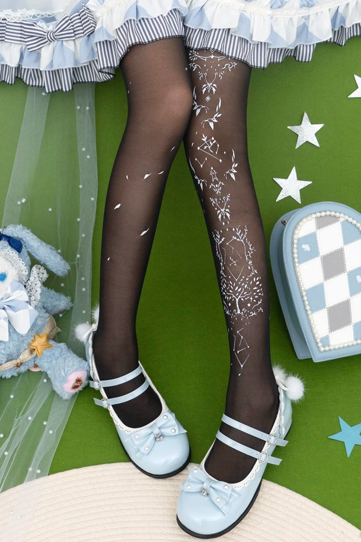 Alice and the World Tree Patterned Tights