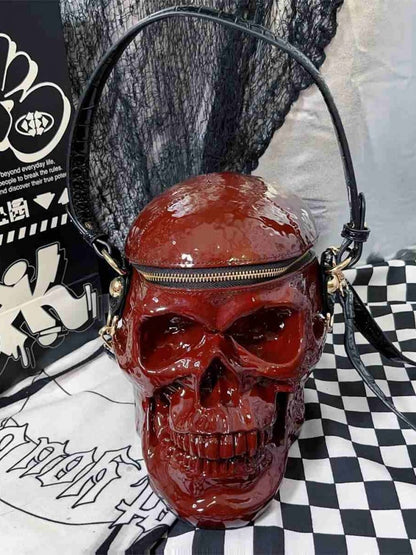 ゴシックパンクスカル型トートバッグ