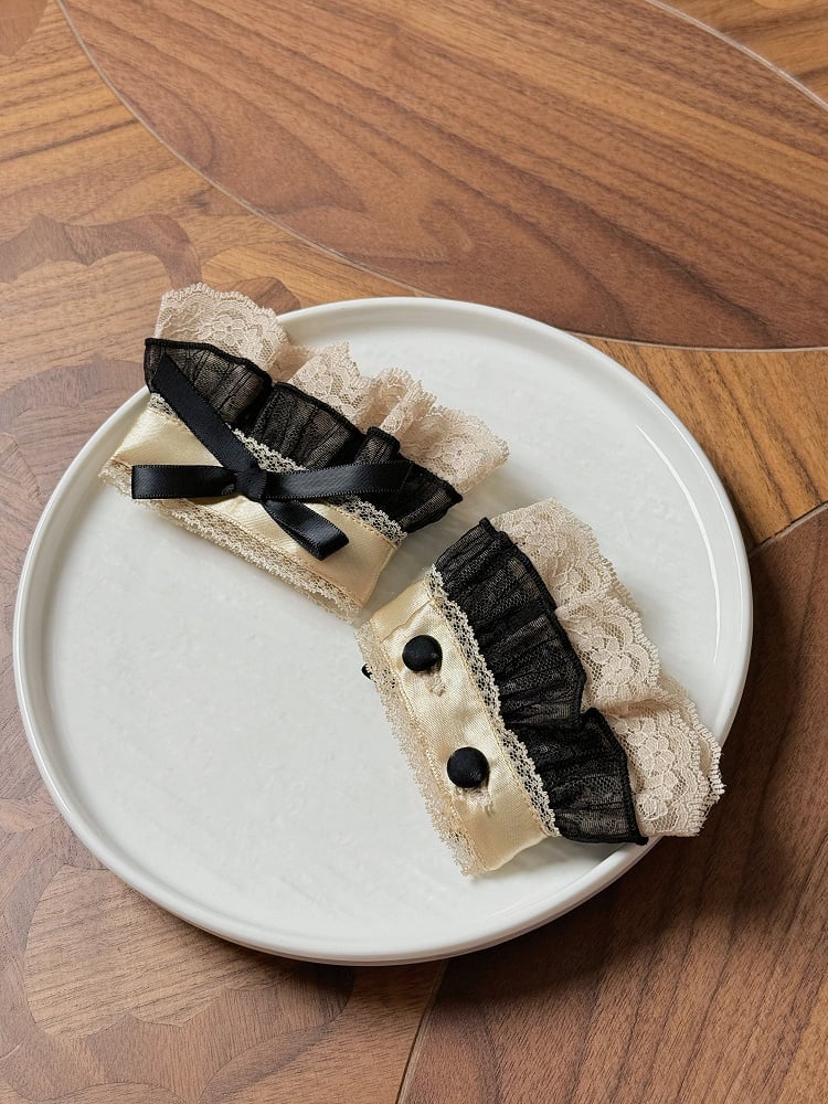 Champagner / Silber SchwarzGold Handfesseln