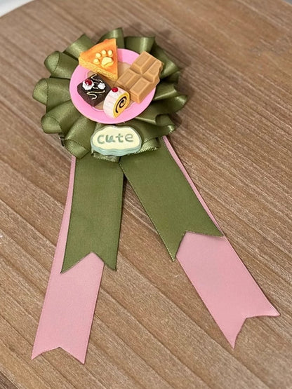 Green Badge PInk and