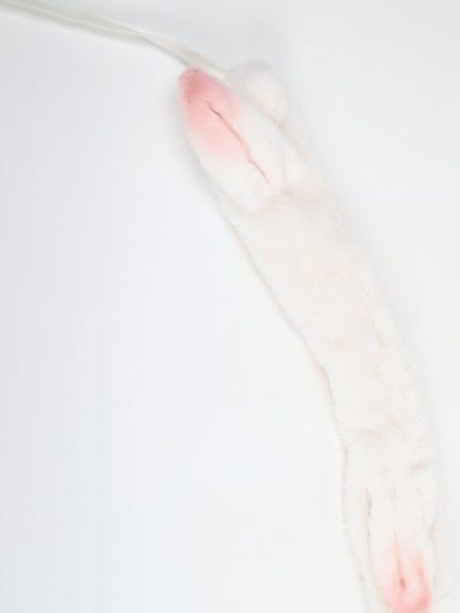 Plush Pink Earmuffs Lamb Sweet Lolita Ear White