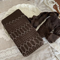 Cut-out Brown Pattern Tights Hexagonal