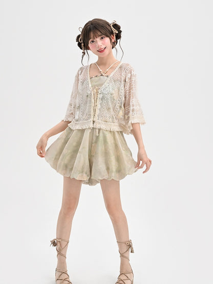 ダイショーツ ライトグリーン 伸縮性ウエストタイ