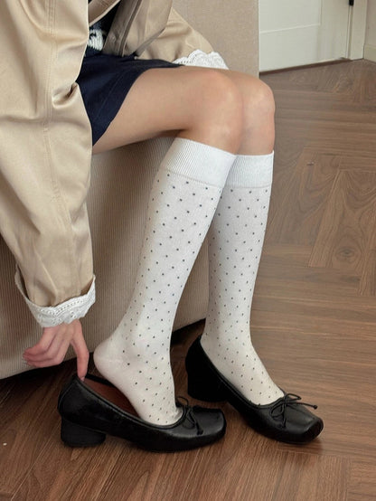 Dot Pattern Tiny Stockings Polka