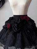 Brosche Rote Rose