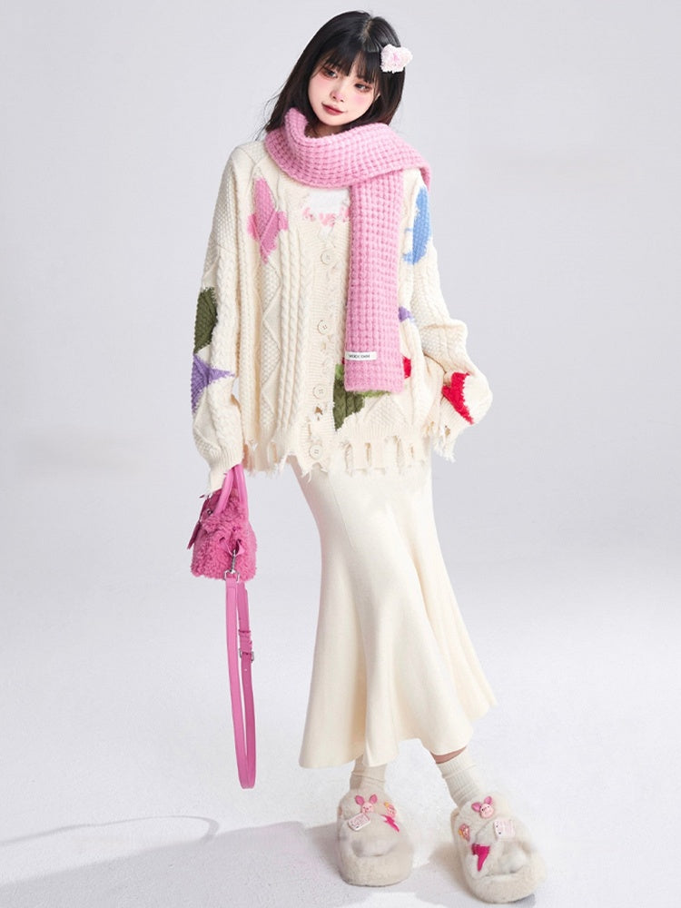 Mermaid A-Line Apricot Silhouette Skirt Stretch Elegant Fabric with in