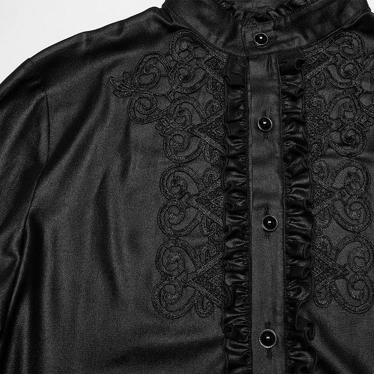 Black Men's Gothic Shirt