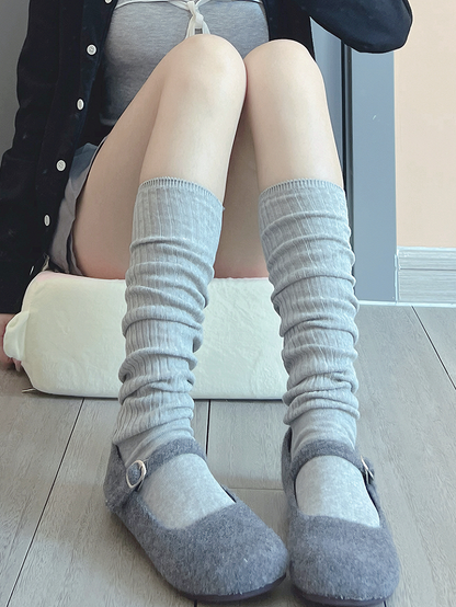 White Sweet Calf Socks