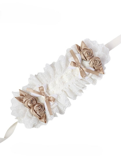 Lace Roses 4 Gothic and - Options Bows Color Hairband