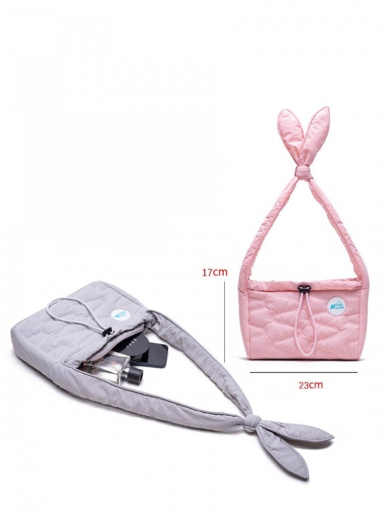 Kawaii Embroidered Bunny Ear Single-Shoulder Phone Bag
