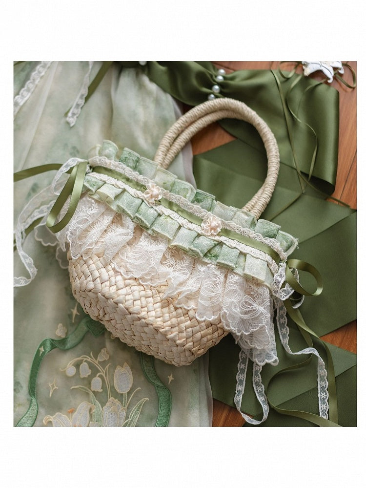 Moonlit Lily Serenade Floral Accessories Collection - Lunar Radiance