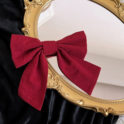 Red Tie Bow / Black Beige