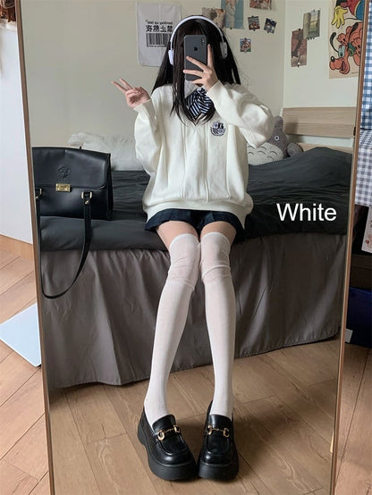 Knee Over Colors 5 Socks Cotton Stacked Design - AY To films