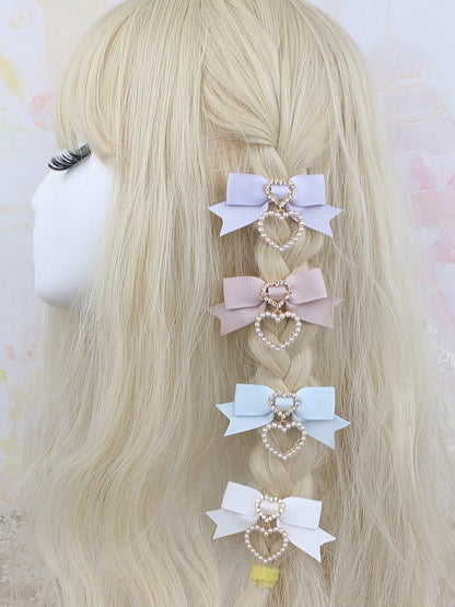 6 Kei Jirai Options Charm Heart Bowknot Hairclip Color
