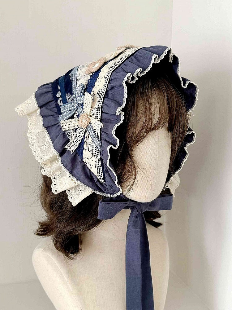 Dark Blue Triangle Scarf