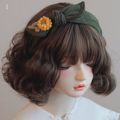 KCオプション5ひまわりの花柄グリーンデザイン