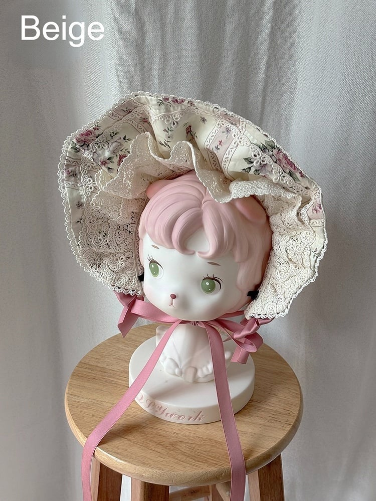 Sweet Bonnet Three Color Choices - Miss Cube Dressworks
