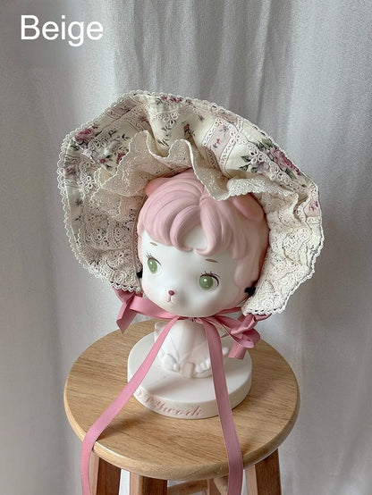 Sweet Bonnet Three Color Choices - Miss Cube Dressworks