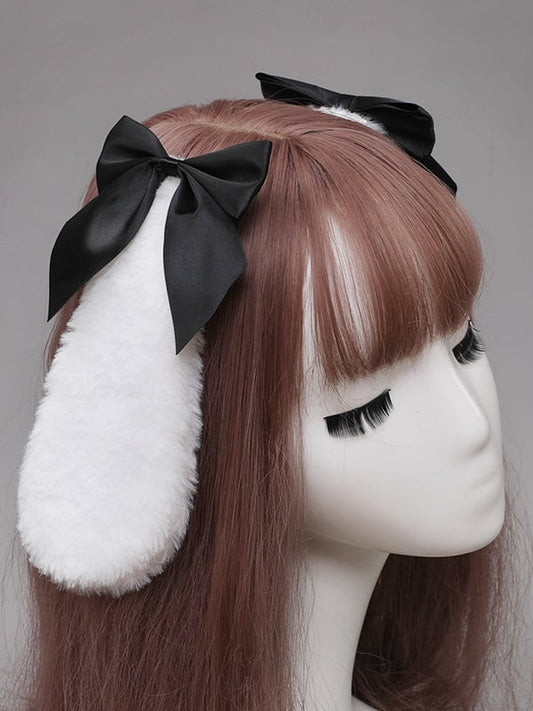 Cute Hair Clip Colors Plush Ear Lolita 7 Bunny