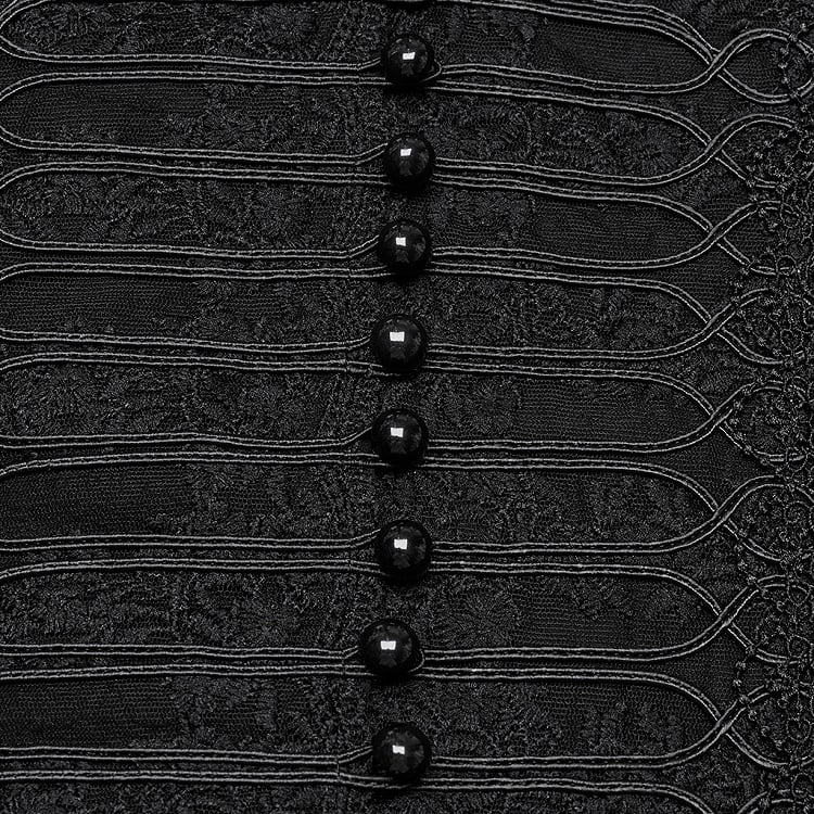 Gorgeous Black Gothic Chiffon Shirt