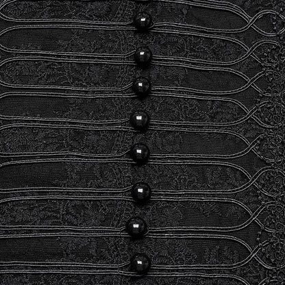 Gorgeous Black Gothic Chiffon Shirt