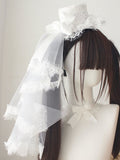 Lace Hat with Layered Veil Shiro Head Mini