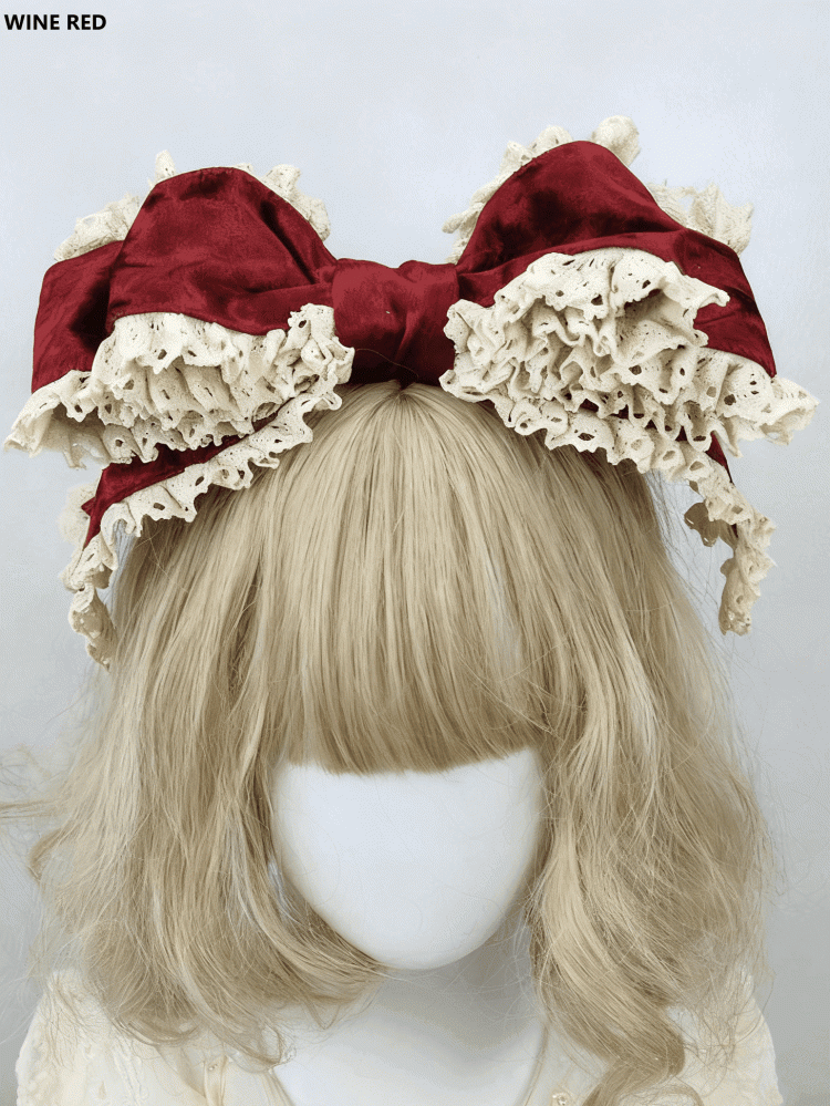 Big Trim 13 Lace Options Bow Velvet KC