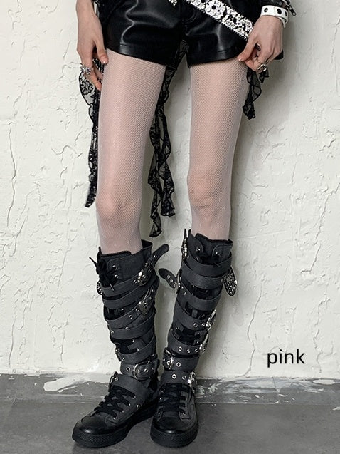 Strumpfhose Y2K Muster Optionen 4 Polka-Dot Farbe