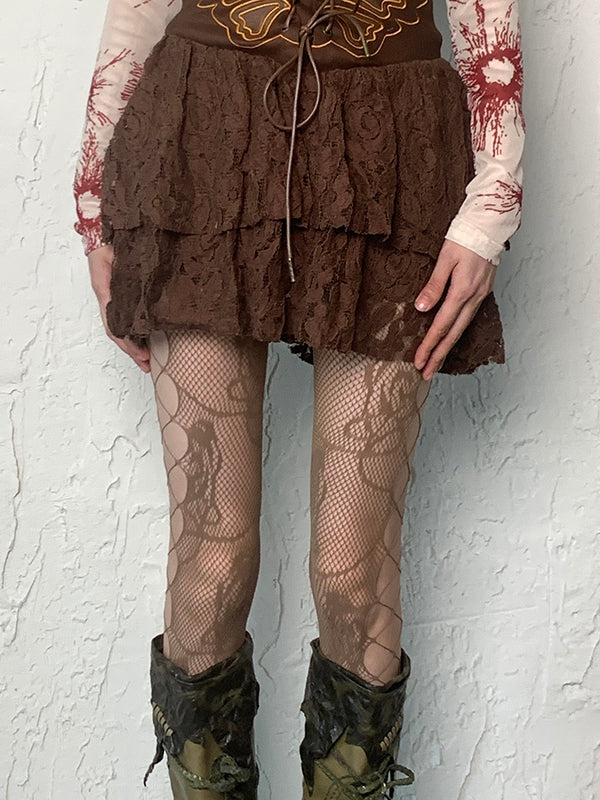 Muster 5 Designoptionen Farbe Punk Cut-out Ödland Blumen