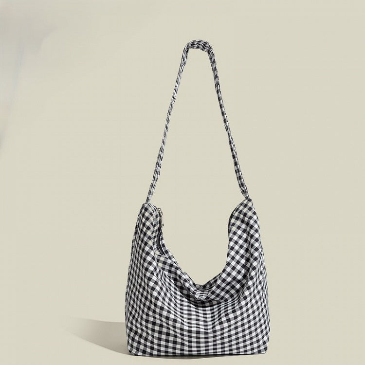 2 Bag Crossbody Canvas Plaid Colors