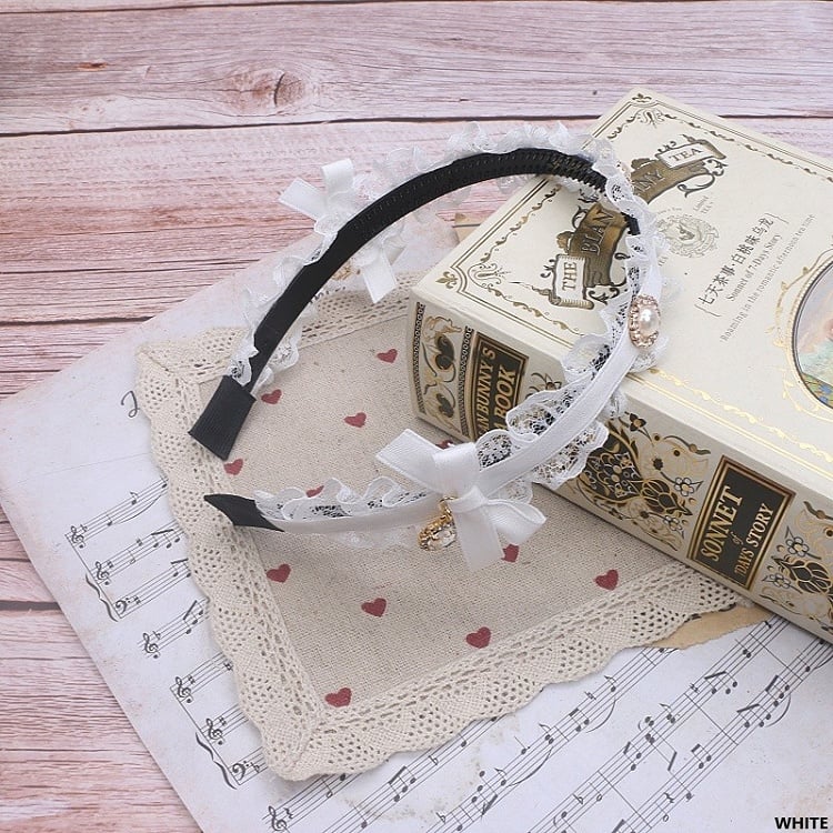 Kei 6 KC Bowknot Color Options Lace Jirai Rhinestone