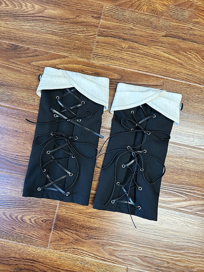 Black / Coffee Leg Warmers