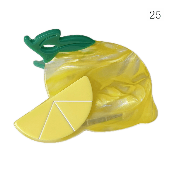 29 Fruits Claw Clips Options Cute Y2K