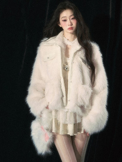 アプリコットホルターネックリボンティアードスカートドレス