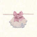 Bow Jabot Tie - Brown, Pink or Red
