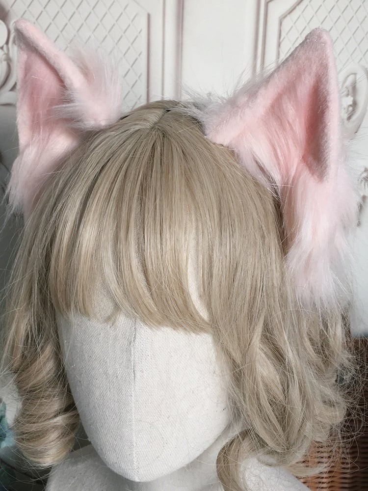 3 KC Color Fox Options Fur Ears Faux