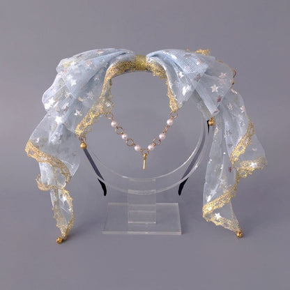 Perlenkette mit Sternmuster KC