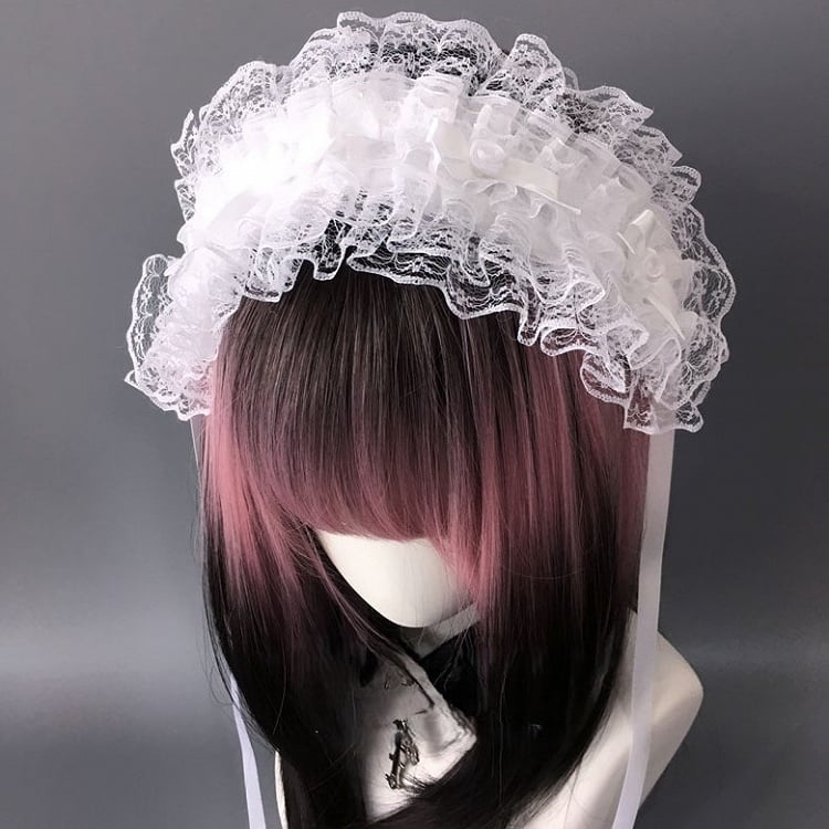 Hairband Bow Colors Lace 4