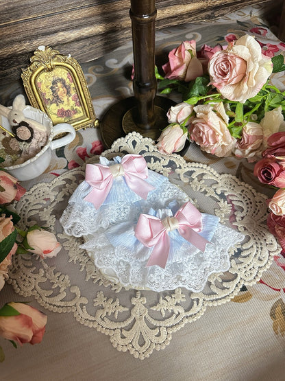 Green Blue Pink Wrist / Cuffs