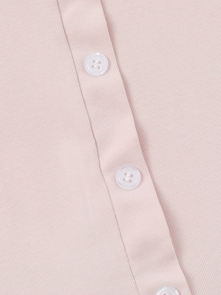Pink Polka Dot Music Note Tie-Neck Top - Languid Park