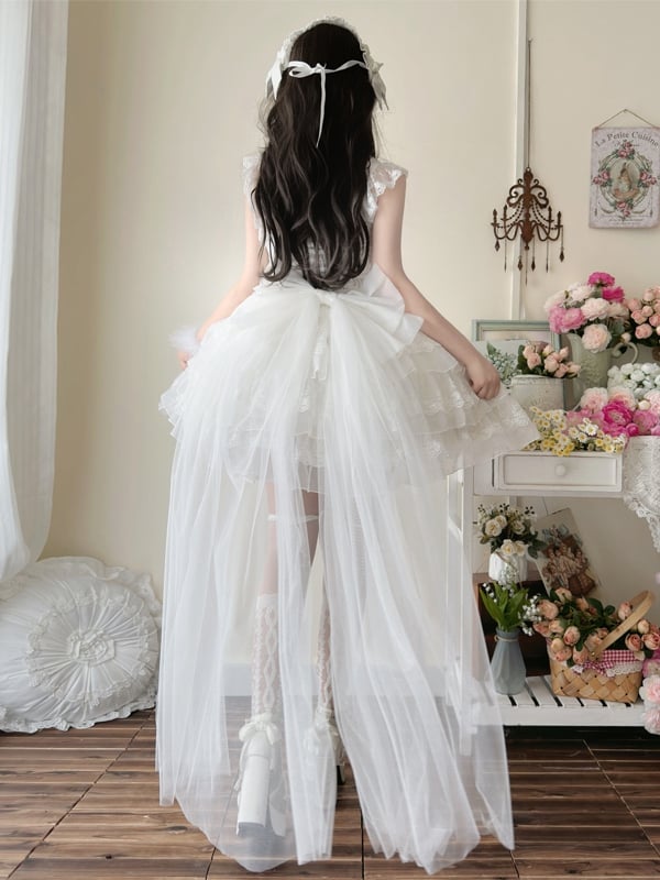 Jumper Fabric Dress Shiro Butterfly Lolita White Hanayome Skirt Princess