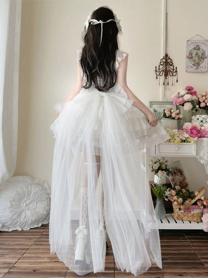 Jumper Fabric Dress Shiro Butterfly Lolita White Hanayome Skirt Princess