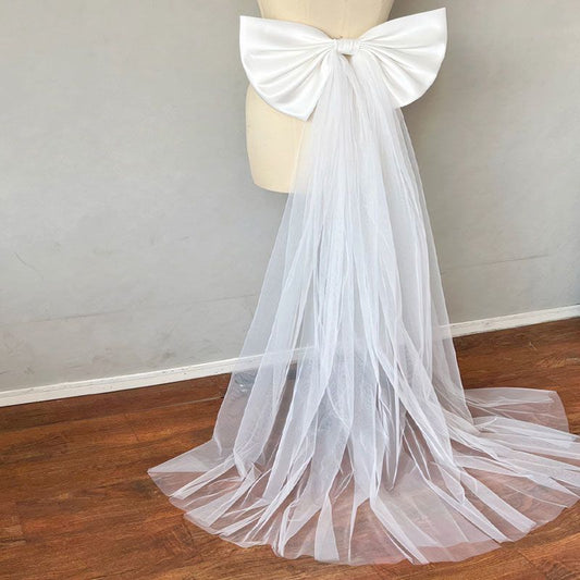 Lolita Wedding Bridal Bow Train Tail Decoration