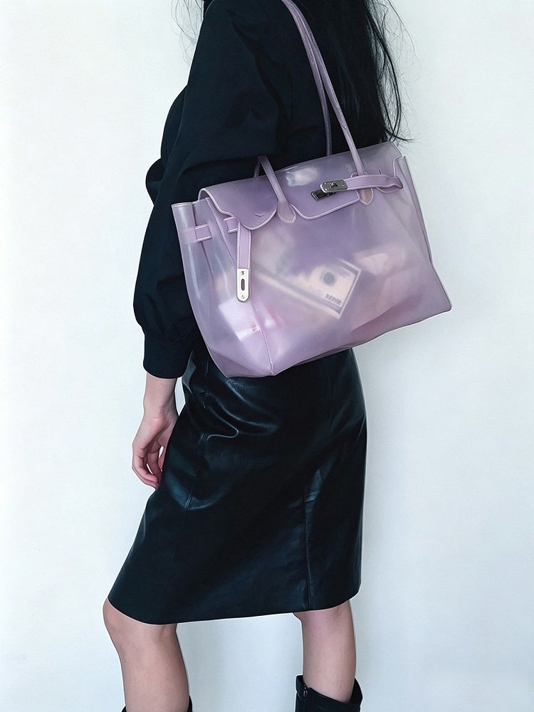 Semi-Sheer Colorful Jelly Bag in 8 Hues - HIATUS